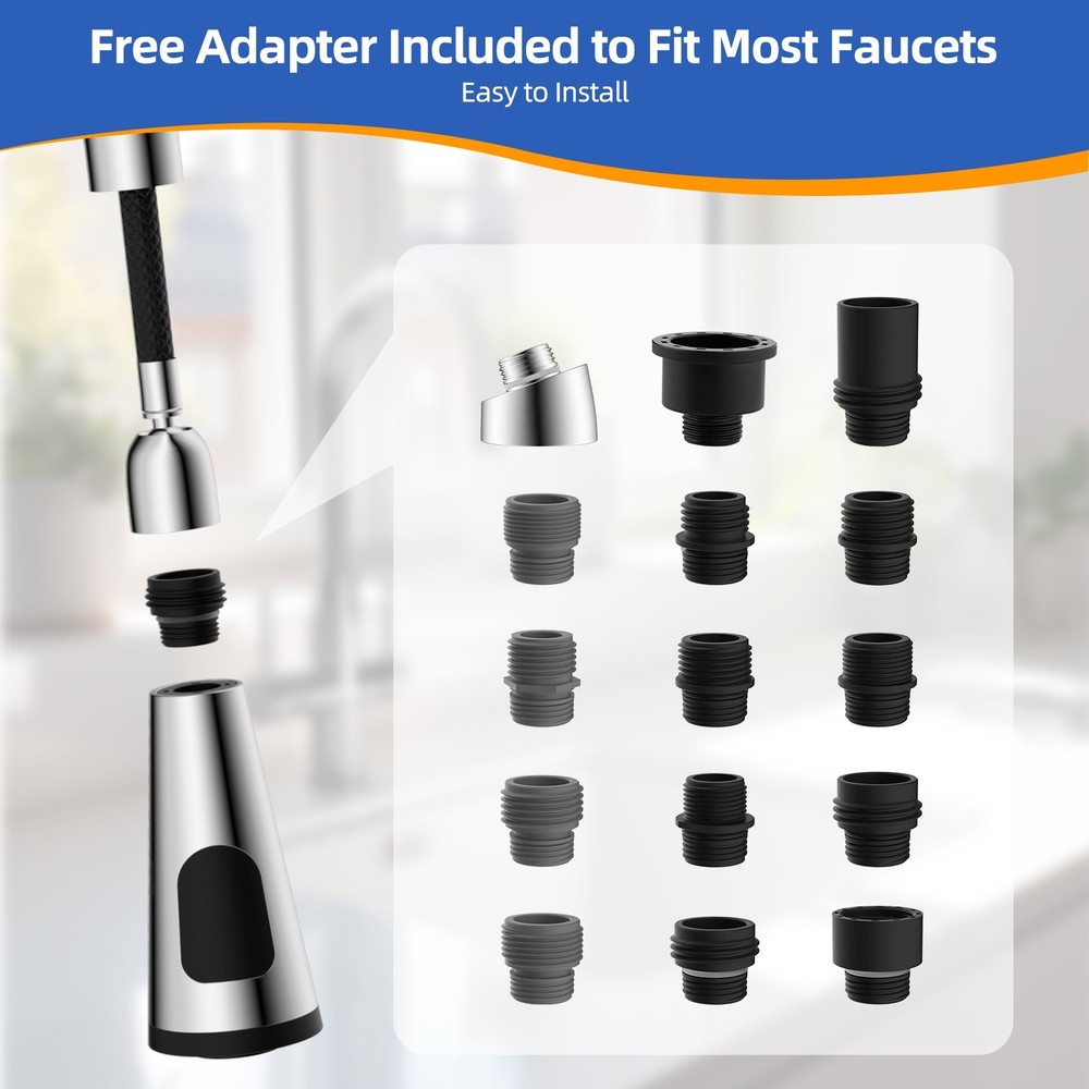 Spray Head Pull Down Kitchen Faucet Replacement Part American Standard 4 Modes