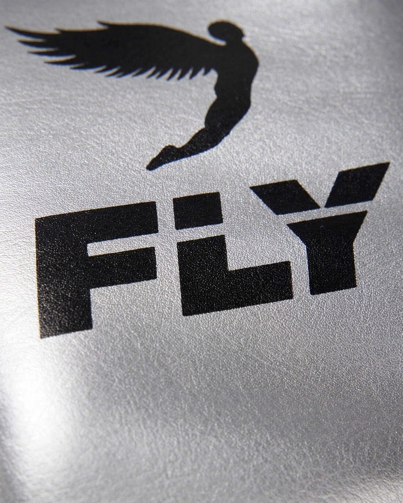 Fly Superloop X Boxing Gloves Hook and loop Sparring gloves Silver 8oz-16oz