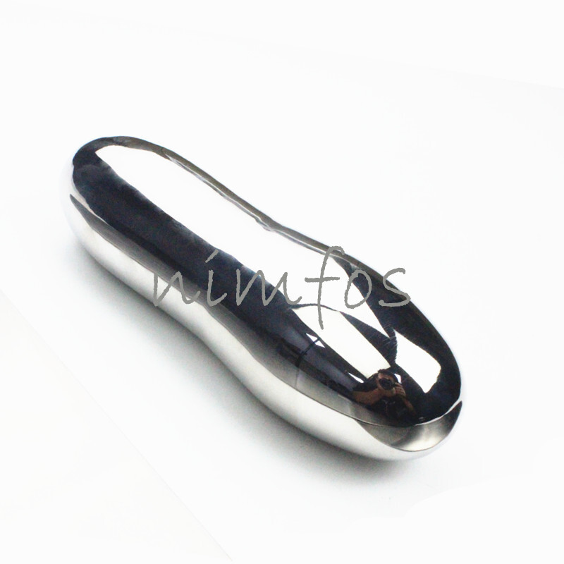 7 Sizes Stainless Steel Solid Anal Plug Double Heads Anus Dilator Plugs Dildo