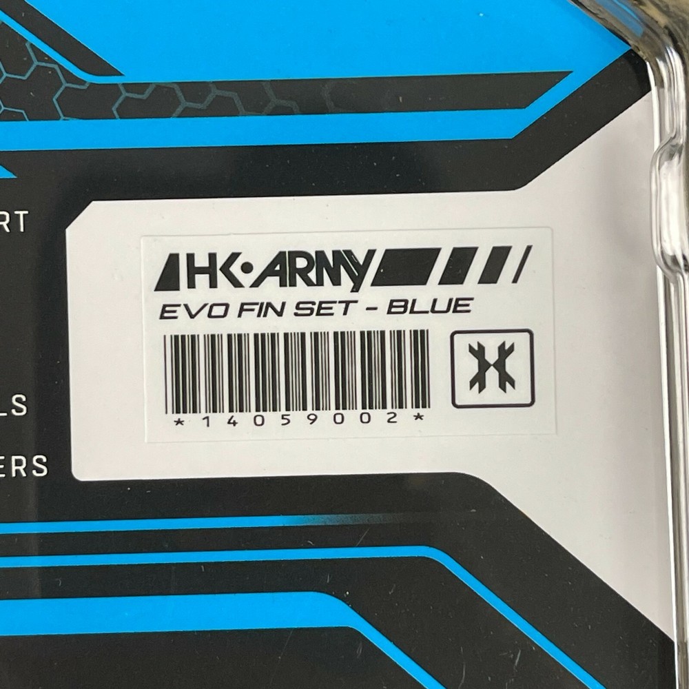 NEW HK Army EVO Replacement Fin Set - Blue (2 Pack)