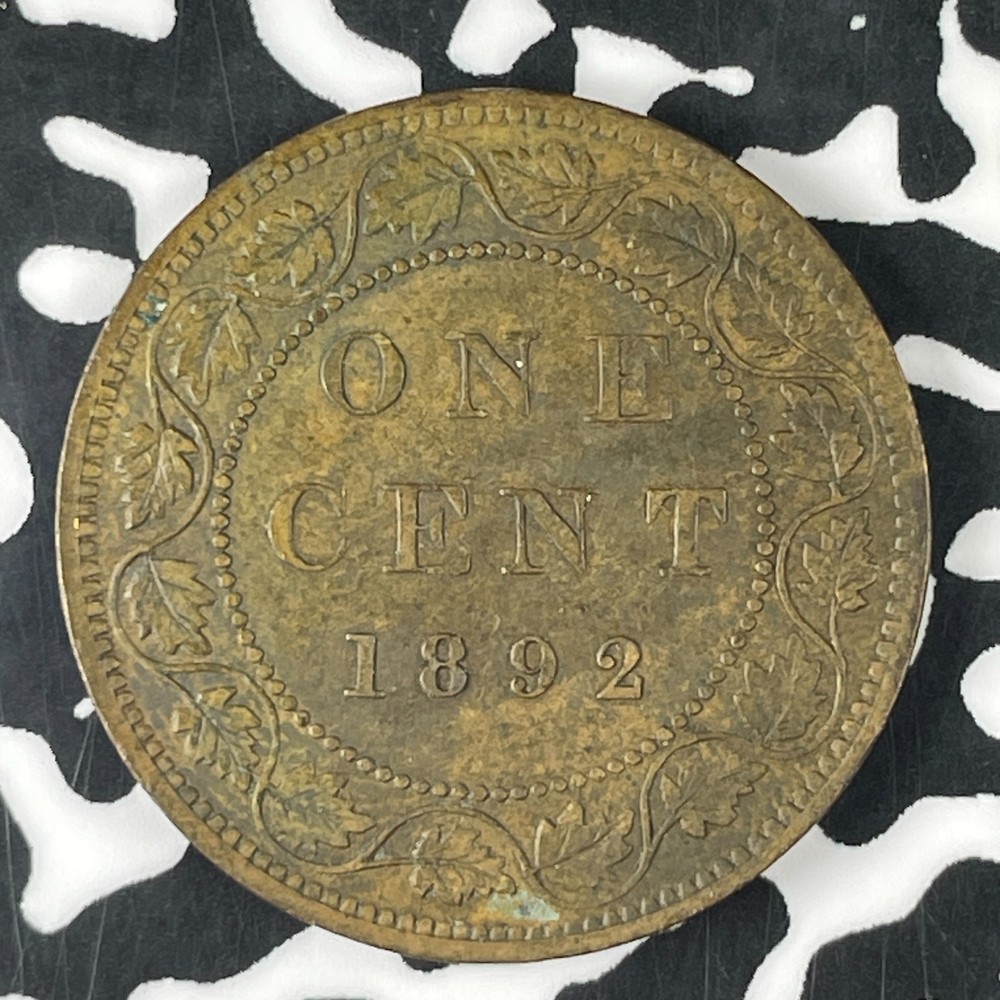 1892 Canada Large Cent Lot#F0055 Nice!