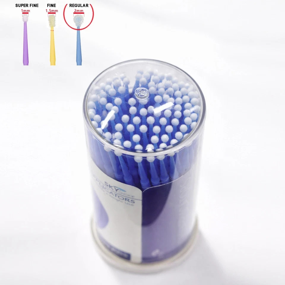 400x Microbrush Applicator Tips Dental Micro Brush Regular / Fine / Super Fine