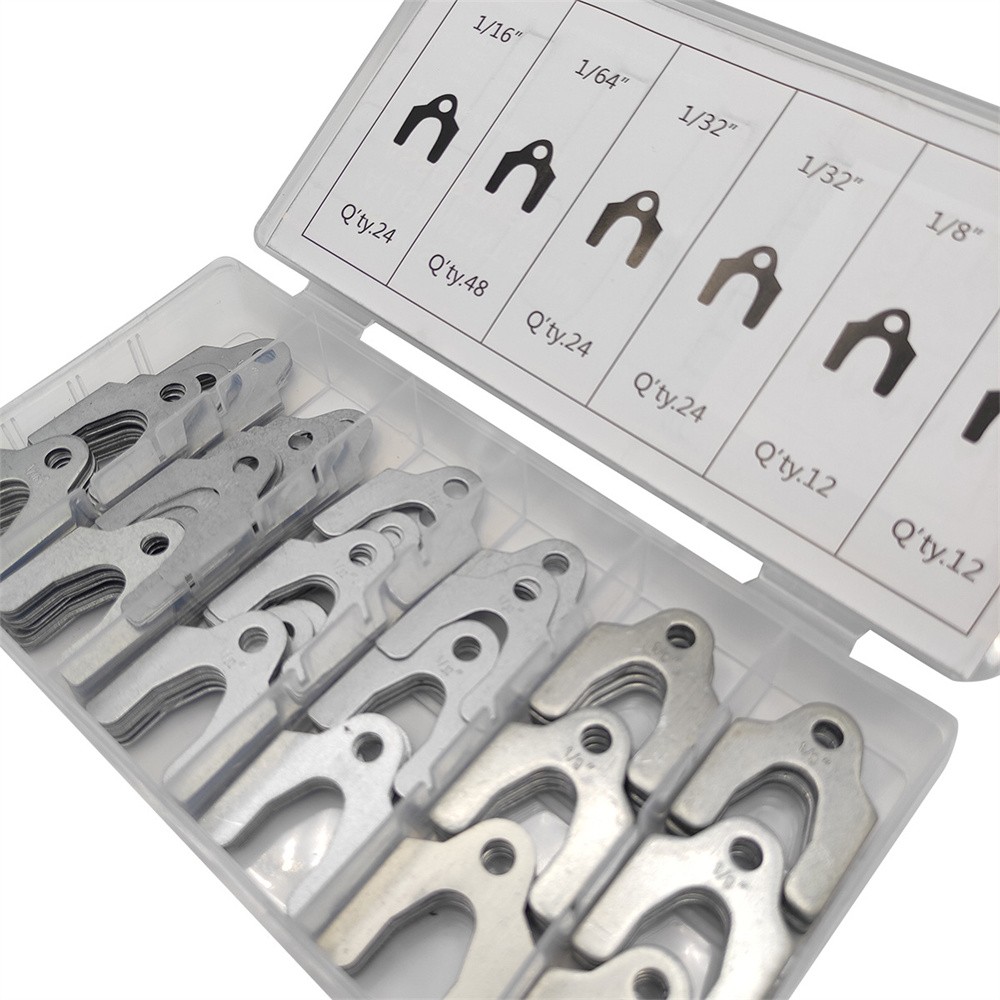 144 Pcs 4 Sizes Auto Alignment Shim For Adjusting Camber Caster Toe Front Wheels