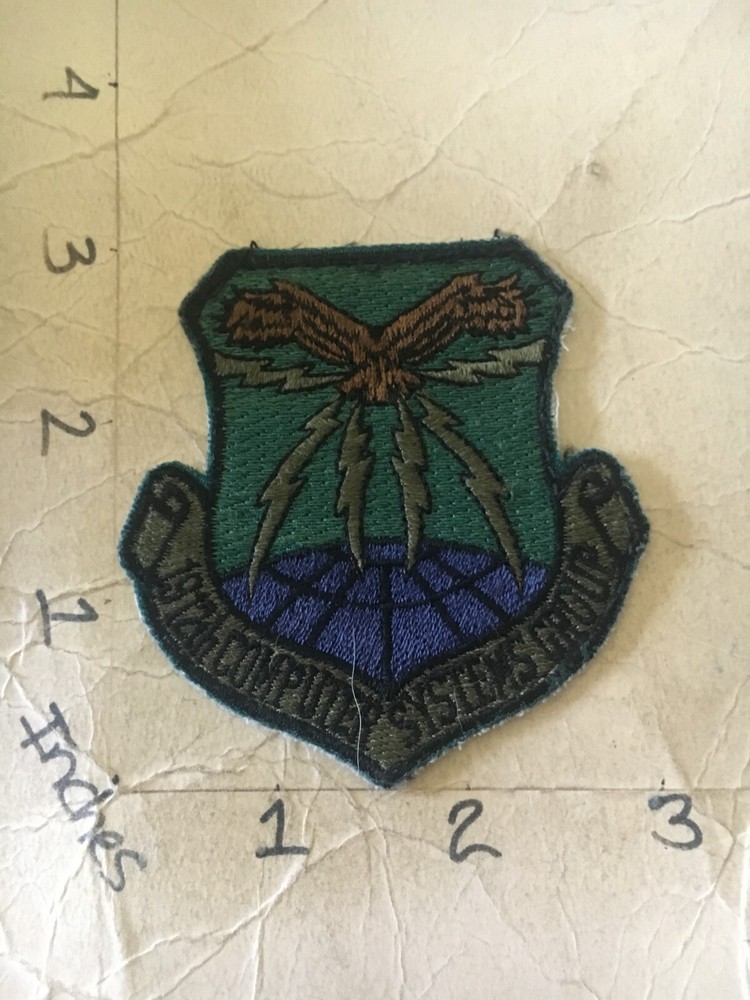USAF 1912th Computer Systems Group Squadron subdued patch 6/3/25