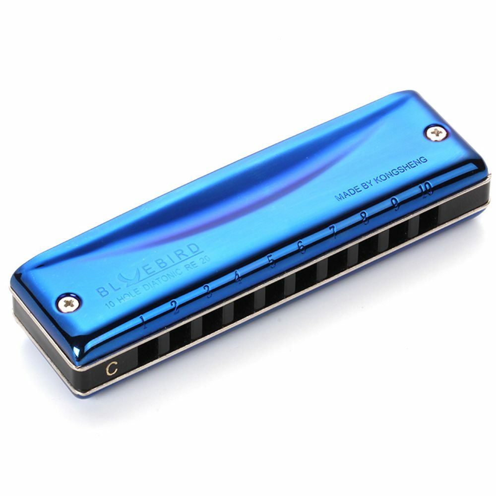 Kongsheng Bluebird Harmonica - Solid Poly Comb - US DEALER SHIPS FAST