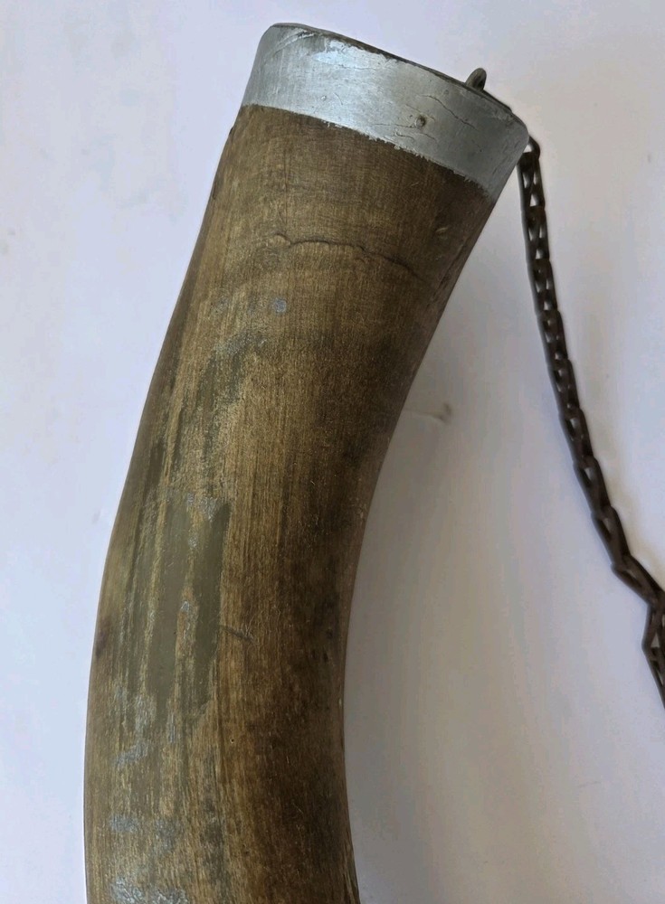 2-Antique Powder Horn