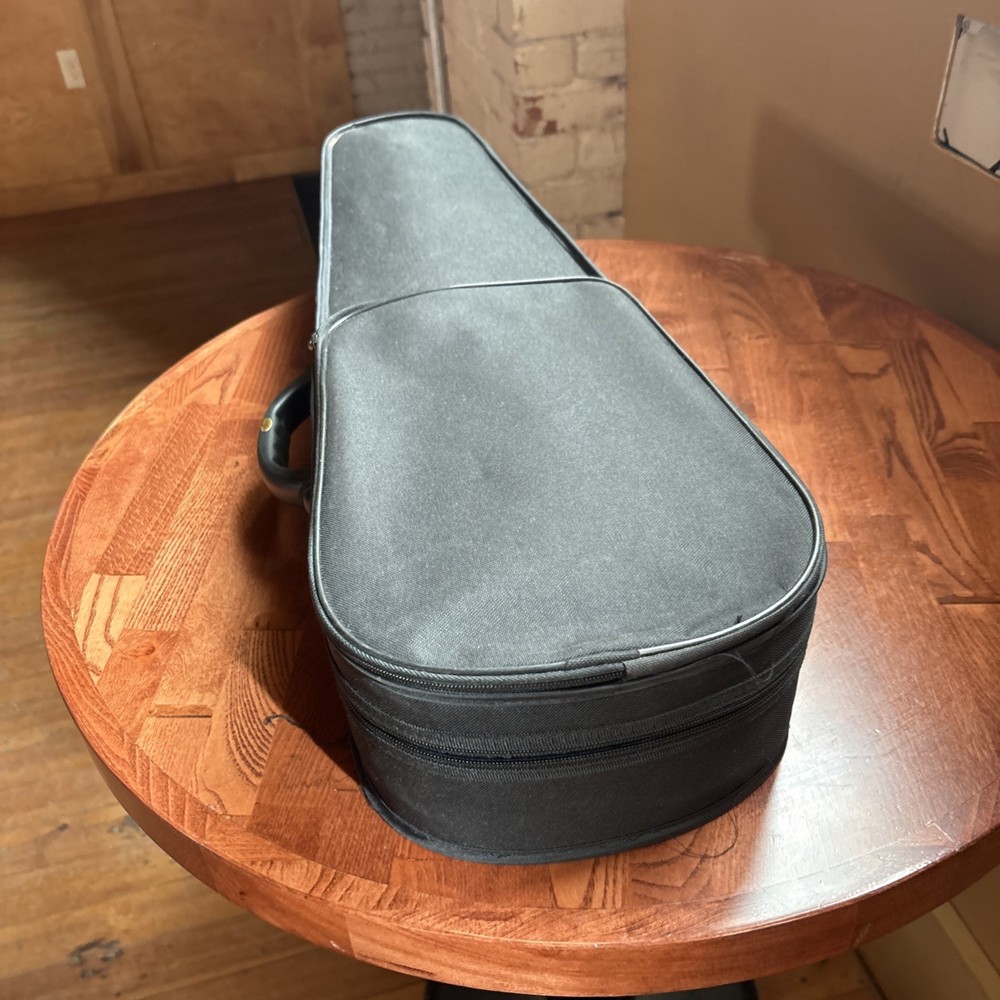 Black Nylon Violin Hard Case With Straps
