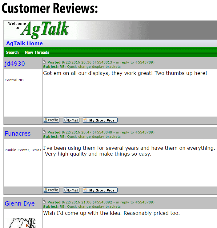 Quickly Change Bracket Kit for John Deere 2600 or 2630 Display GPS Monitor [Q1]