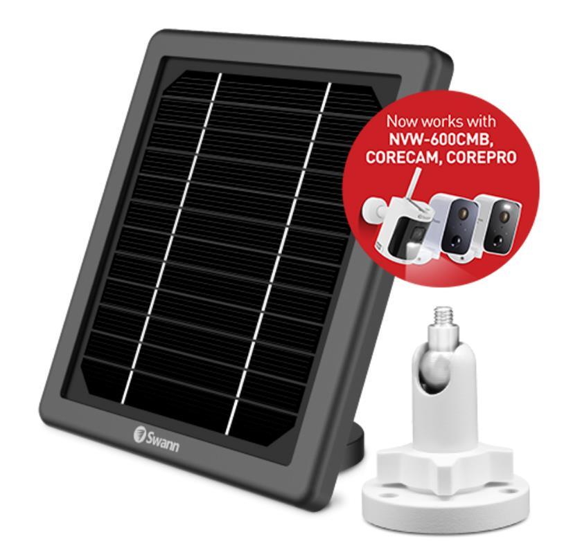Swann SOLAR2 Solar Panel & Mounting Stand for Wire-Free Camera