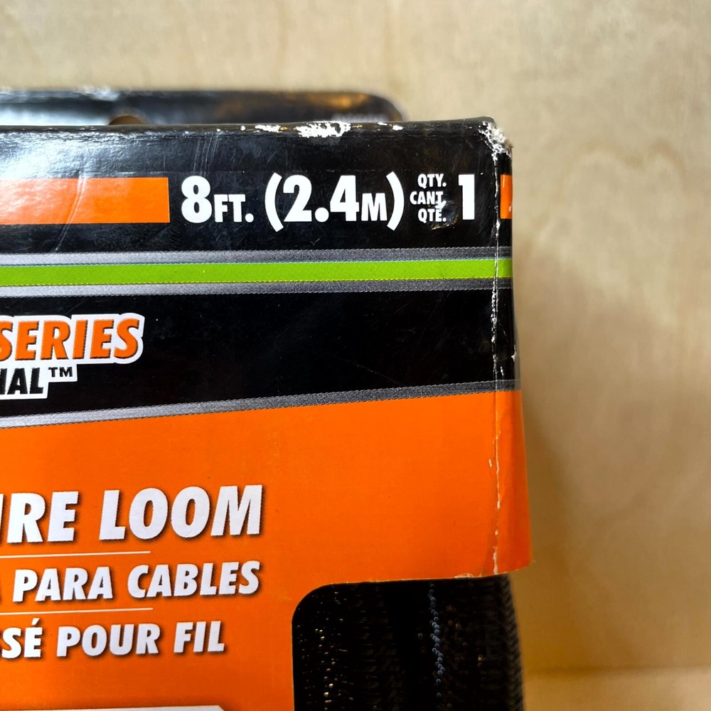 Dorman 86605 Black 3/4"D 8Ft Split Braided For Added Strength & Flexibility Loom