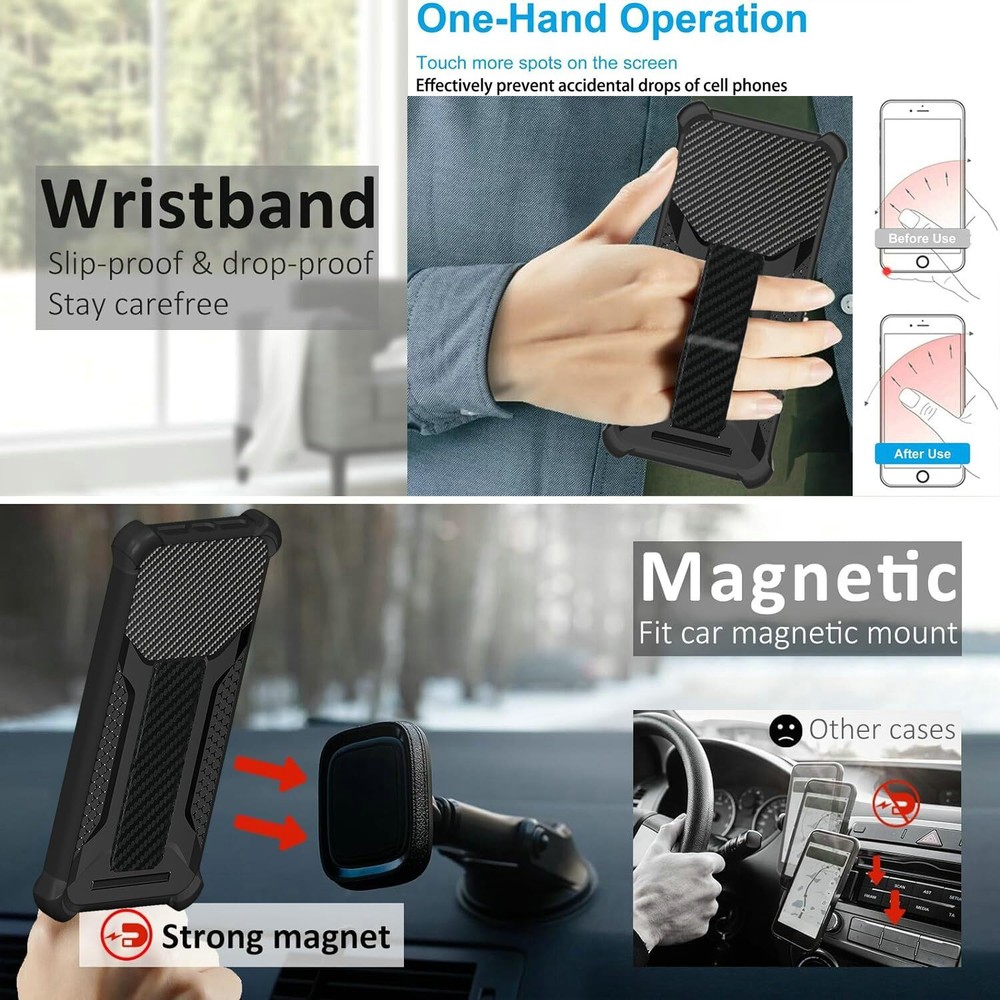 for Vortex C24 Phone Case Cover Glass Screen Protector A1