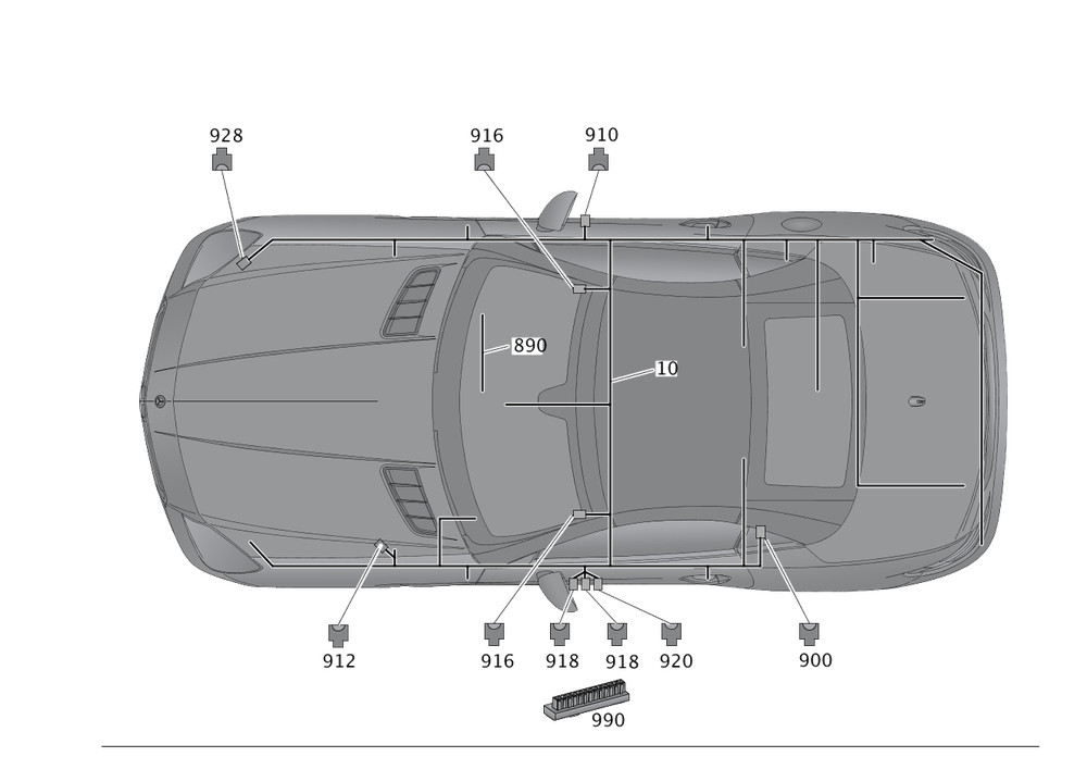 Genuine Mercedes-Benz Power Distributor 000-982-01-12