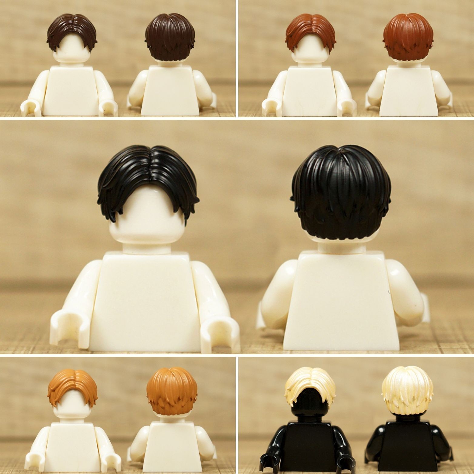 Leyile Custom Hair 850-854 for Minifigures -Pick Color!-