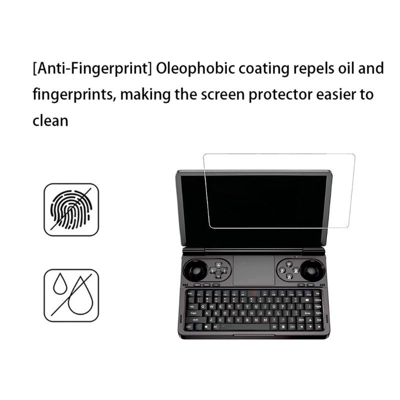 Scratch Proof Tempered Glass Screen Protector Guard for Win Mini Game Console