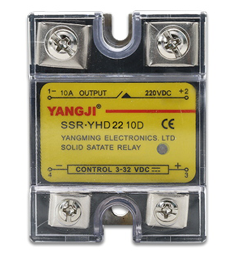 Single phase SSR DC controlled DC DC-DC solid state relay YHD2210D 10A