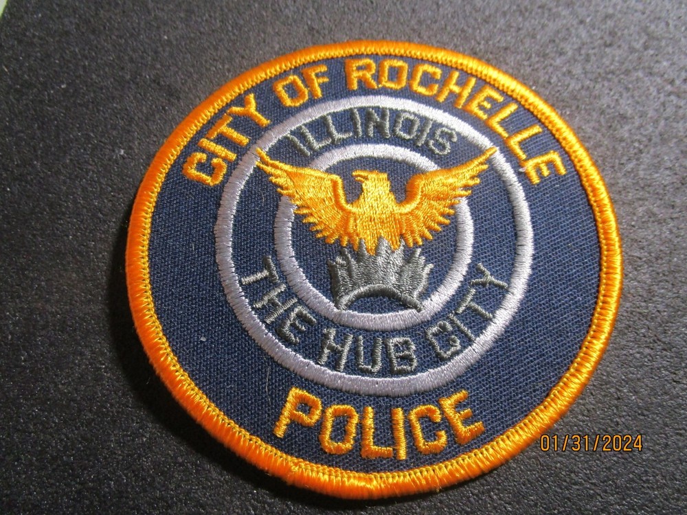 ROCHELLE ILL. POLICE PATCH