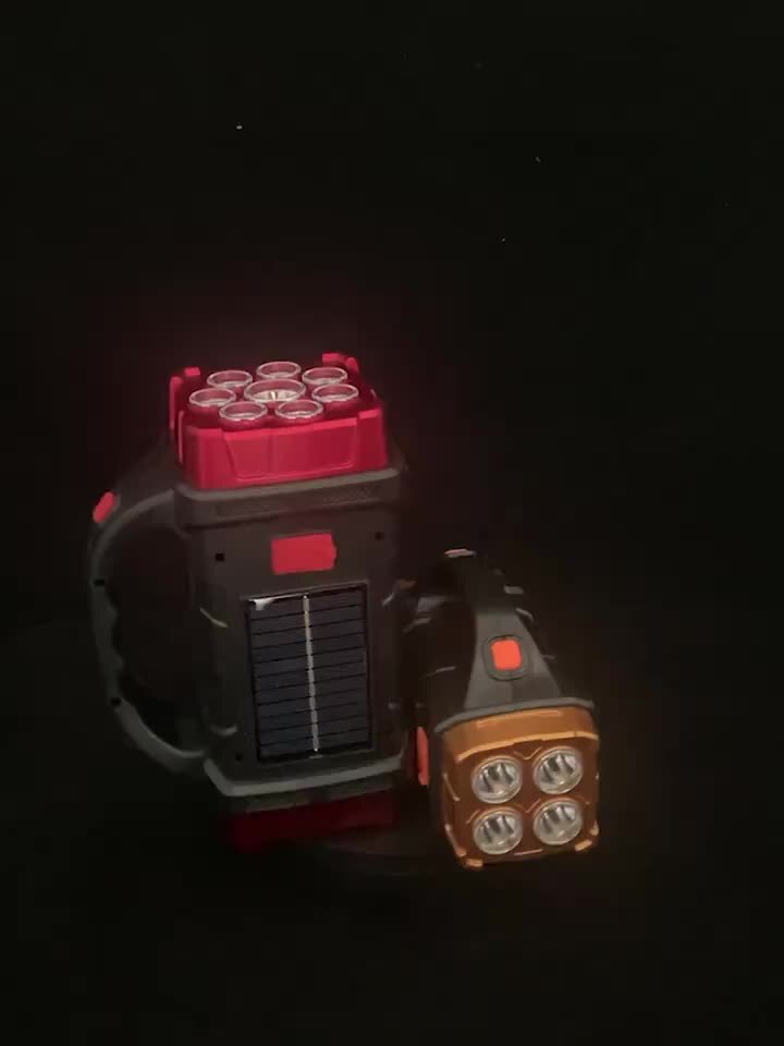 Portable Rechargeable Solar LED Flashlight 150 Lumens