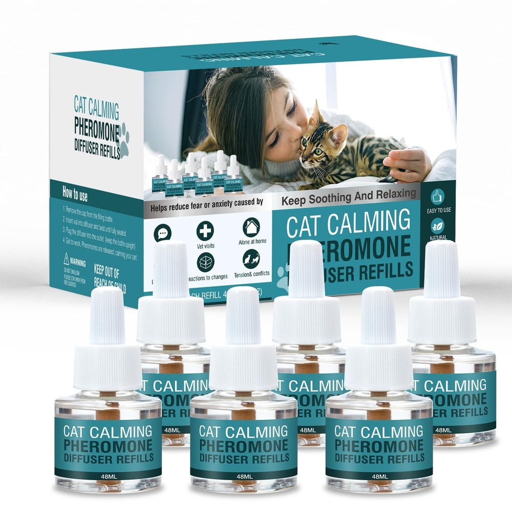 Cat Calming Diffuser Refill 6 Pack Cat Calming Pheromone Diffuser Refill Cat ...