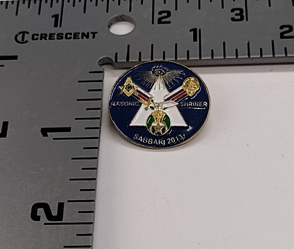 Sabbar 2013 Masonic Shriner Lapel Pin