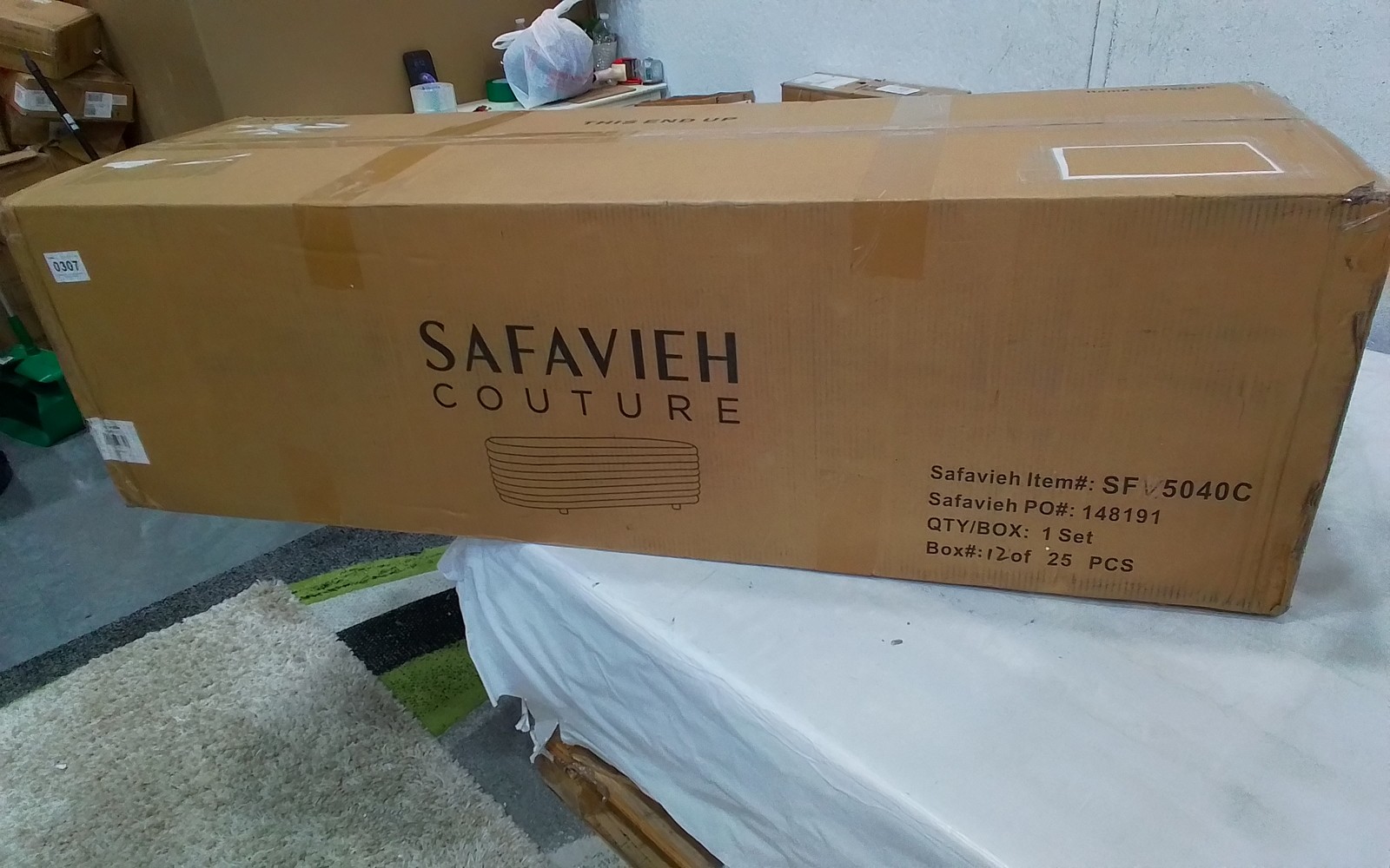 Safavieh JAYMIE STORAGE BENCH, Reduced Price 2172778319 SFV5040C