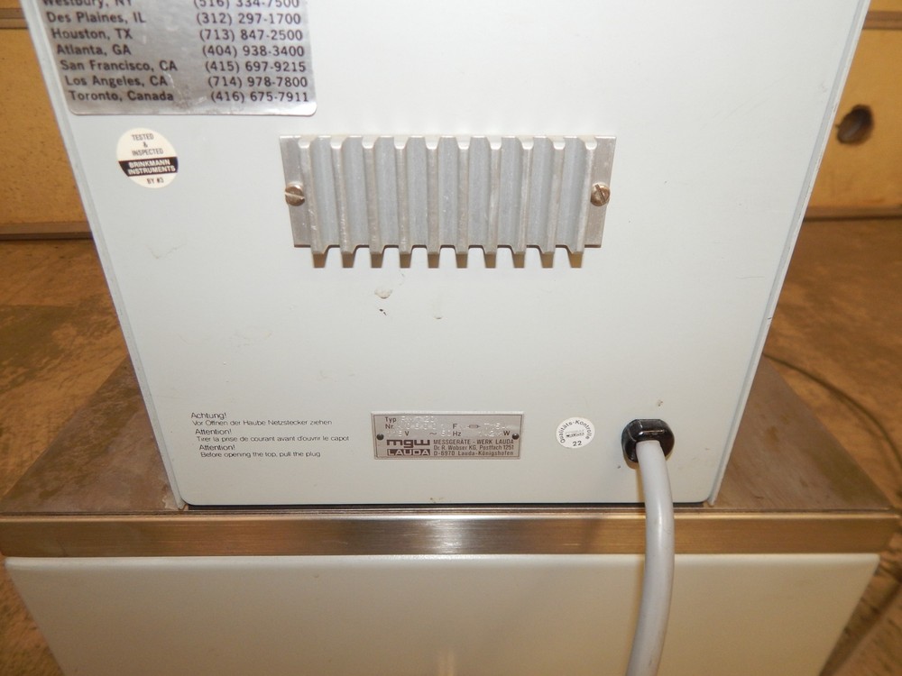 MGW LAUDA RECIRCULATING WATER BATH RM20 (#3715)