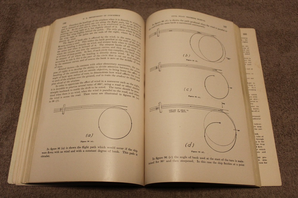 Original Early WW2 U.S. Civil Pilot Training Book, 1941 dated