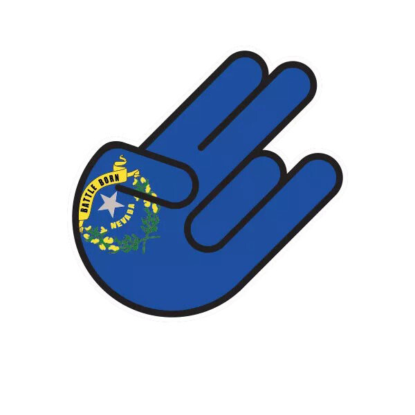 Nevada Shocker Sticker Decal