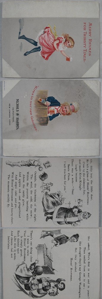 1890‘s~Hires Root Beer Booklet~Rhymes For Thirsty Times