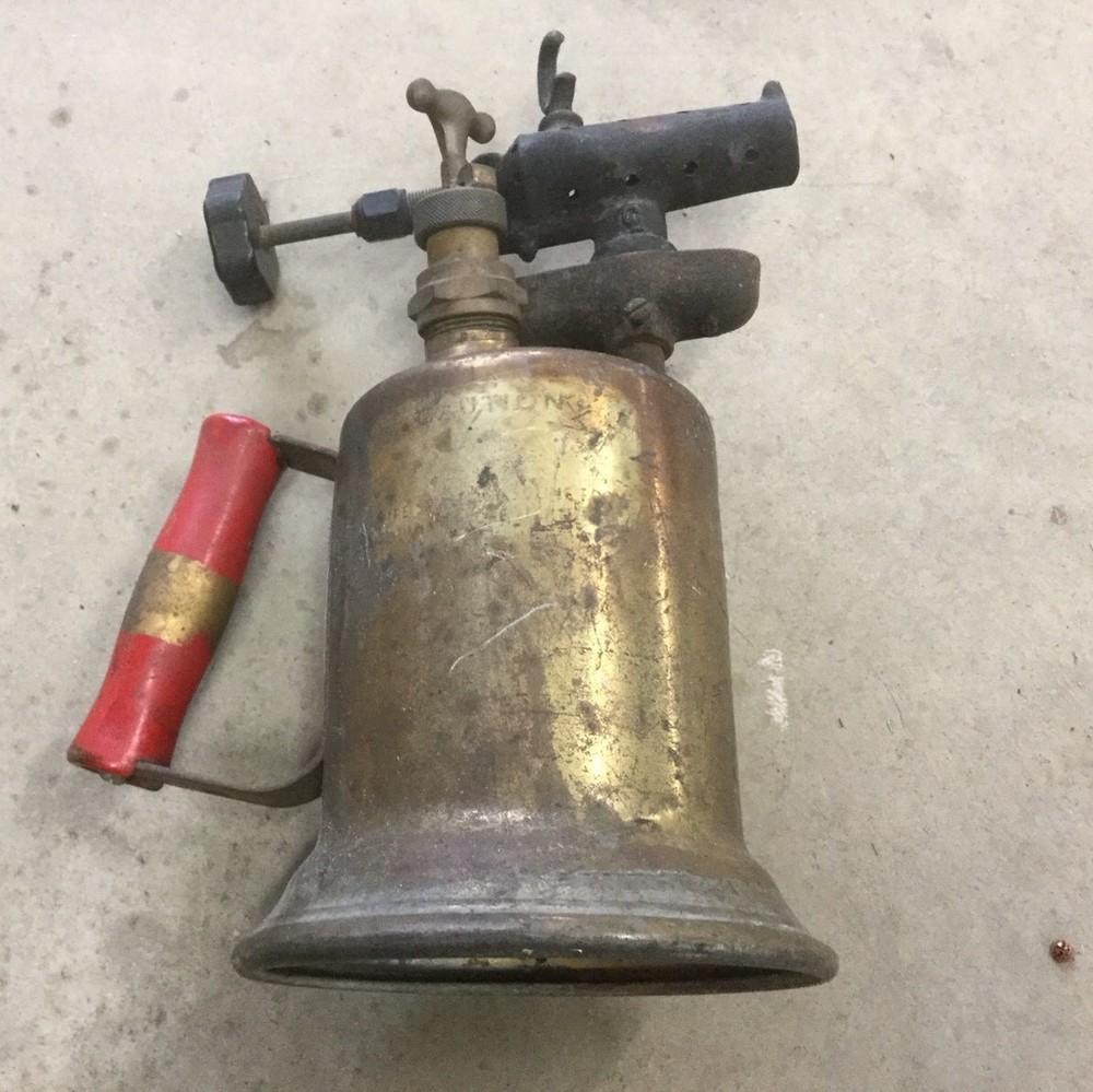 Vintage Antique Clayton & Lambert Brass Blowtorch