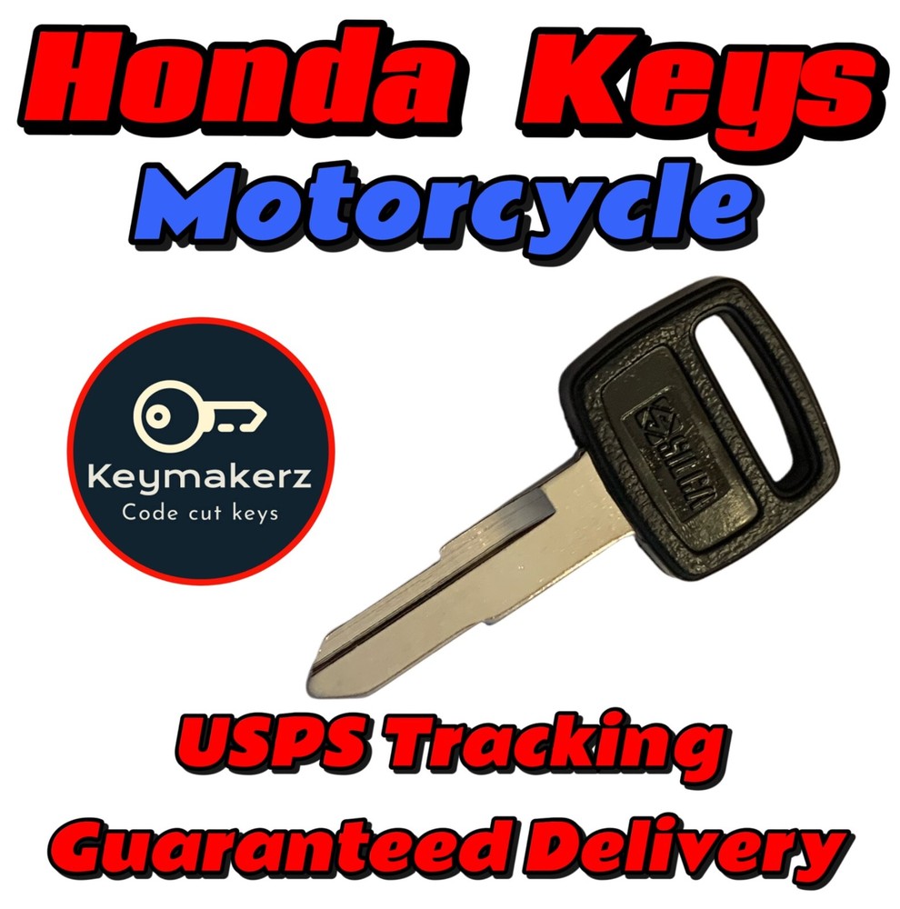 Honda Motorcycle Keys Spare Replacement Cut To Your Key code C00-C99 D00-D99