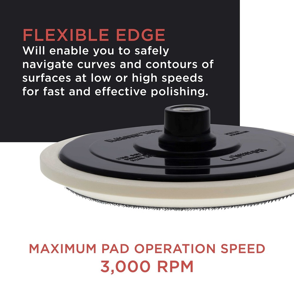 Brand 7" Hook & Loop Grip Mount Universal Polisher Buffer Backing Plate Pad, ...