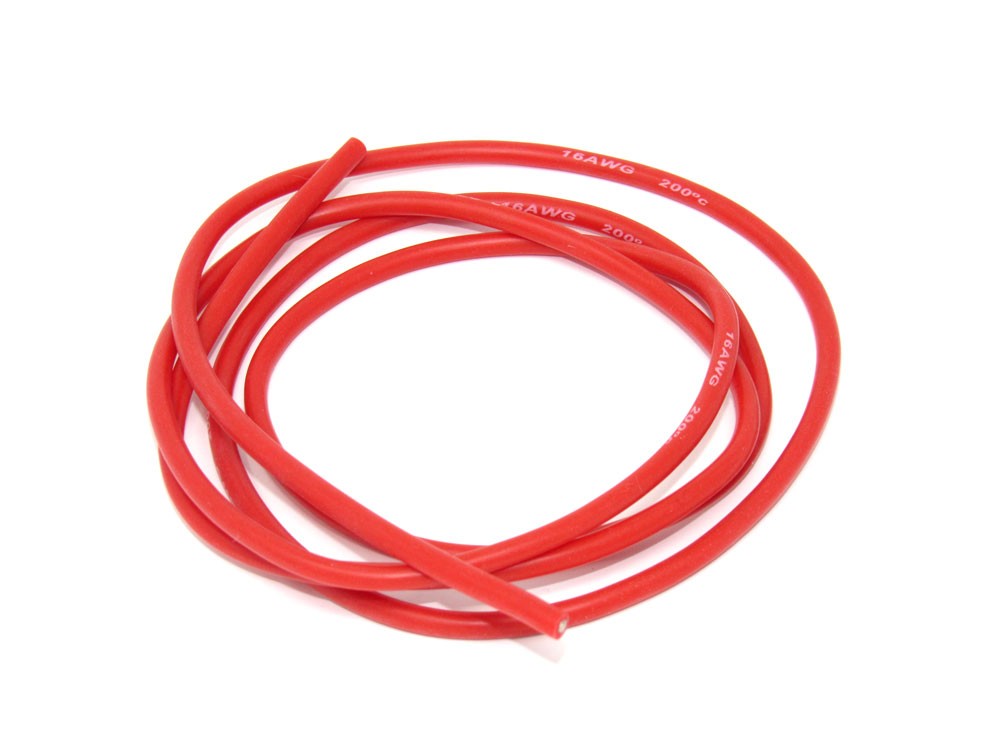 MT Racing 16awg Wire 1 Meter Red MTR1270