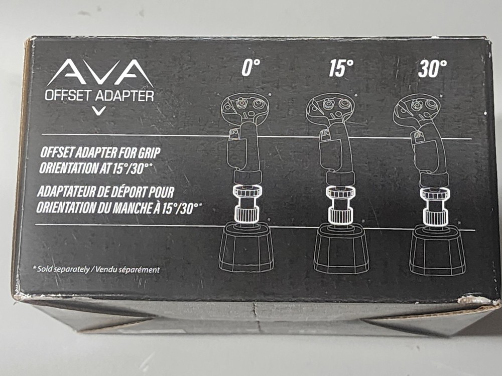 Thrustmaster AVA Offset Adapter compatible with the AVA Base on PC