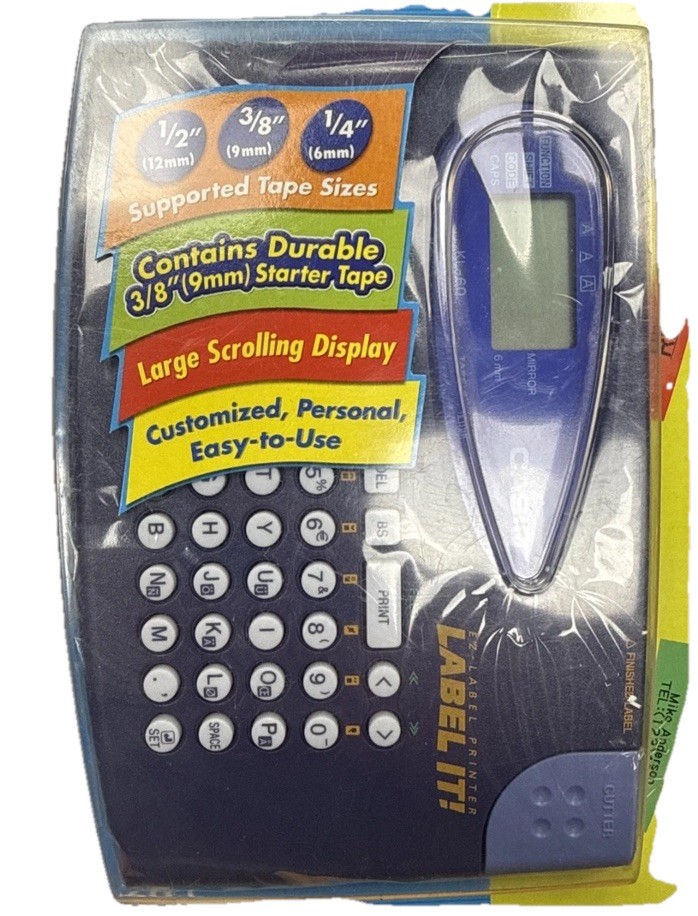 Casio KL-60L Label Maker Thermal Printer New In Box Sealed