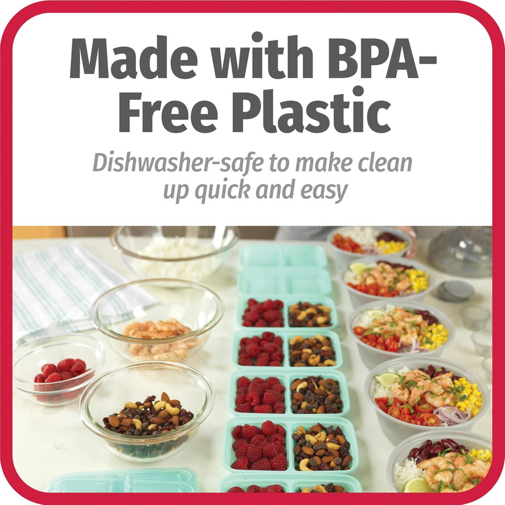 Meal Prep 60-Piece Container Set, Made without BPA