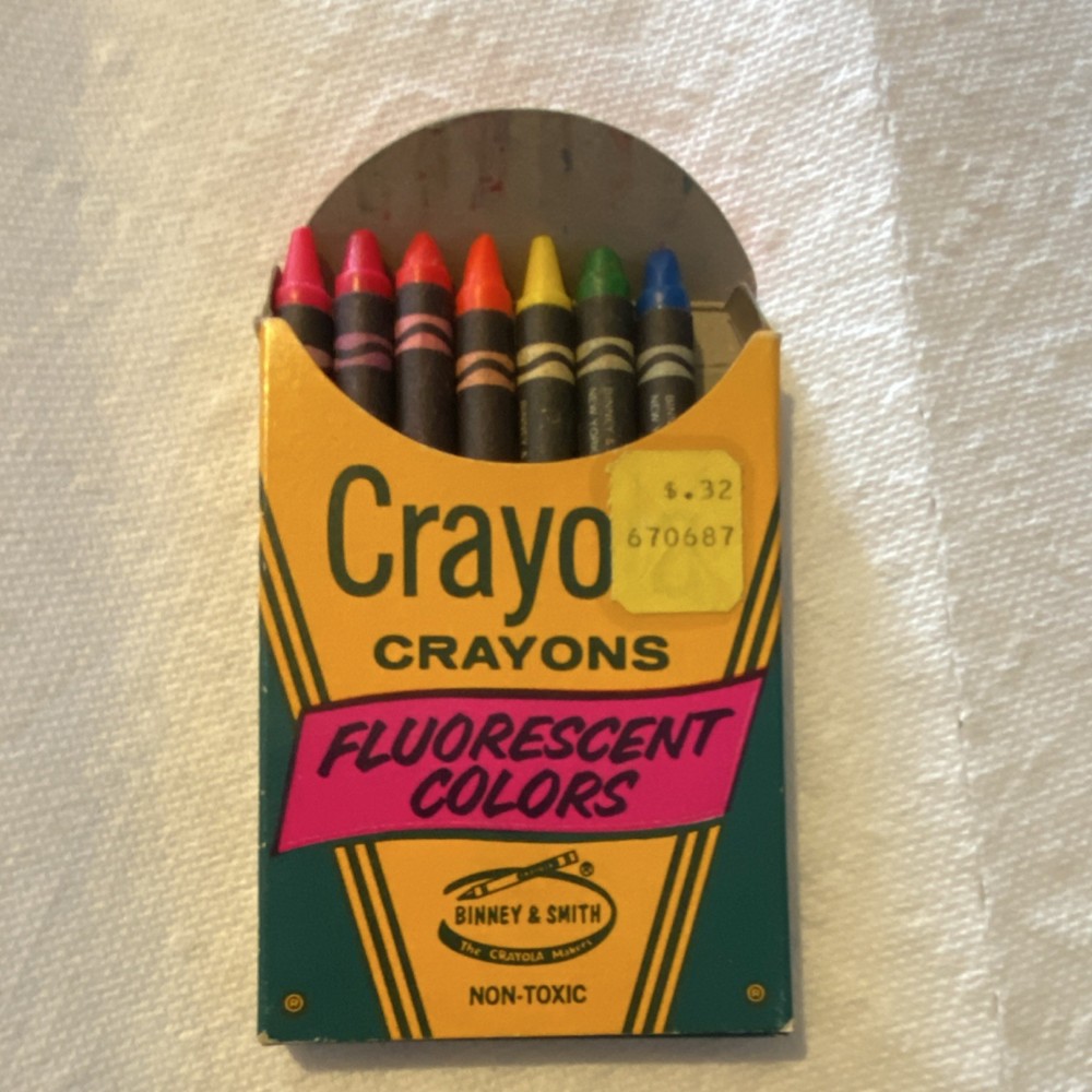 Crayola Fluorescent Colors 8ct Crayons Multicolor 8F