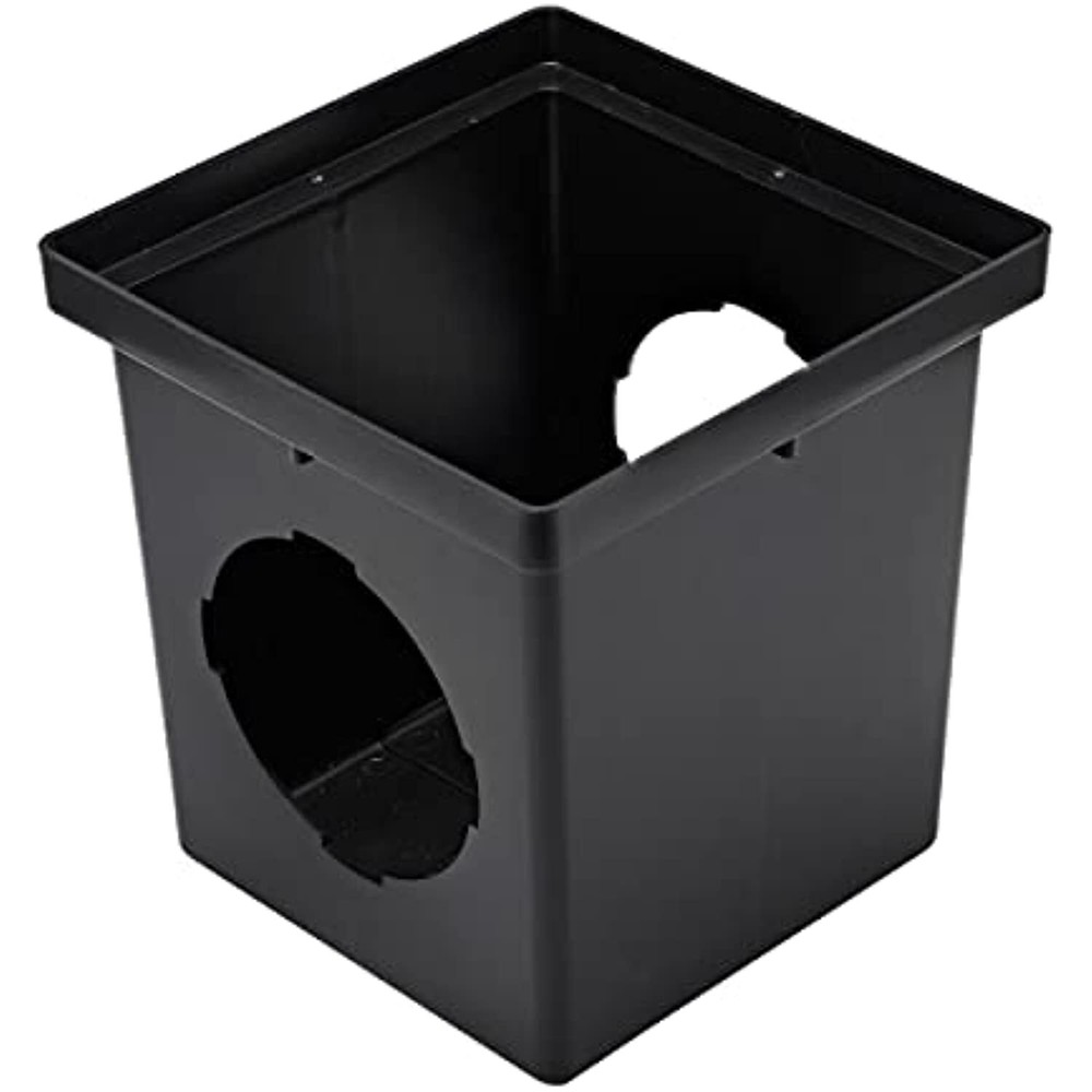 NDS Square Catch Basin Drain With 2 Openings, 12 in.