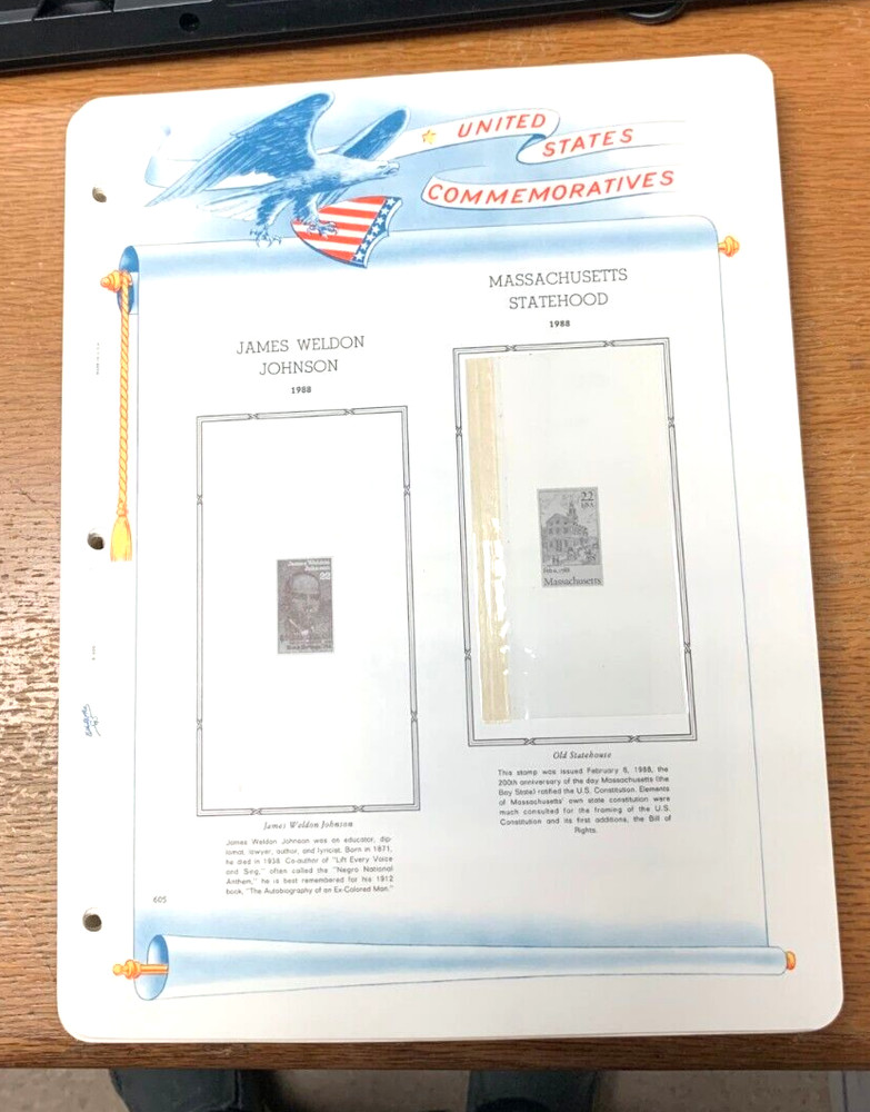 White Ace 82 Pages US Commem Plate Blocks 1987-91 Part 13 Nice Condition OOP |