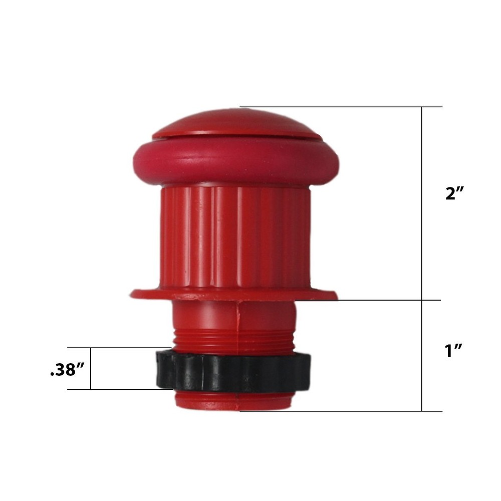 Jumbo Bumper Pool Billiard Post - Red