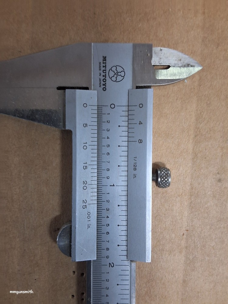 Mitutoyo .001" vernier caliper. SS