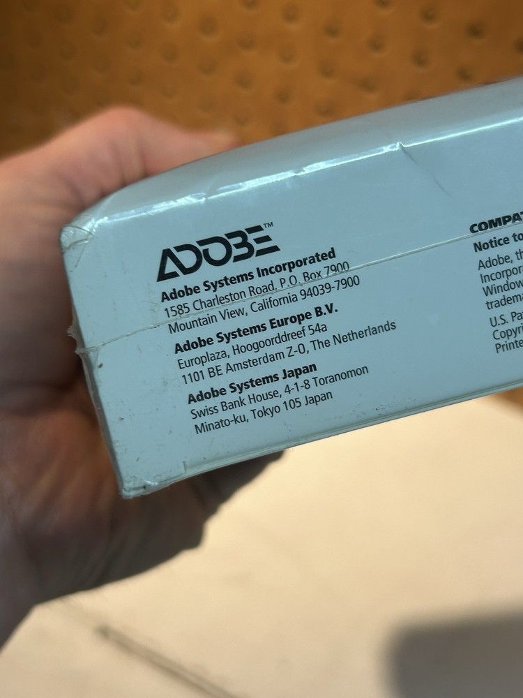 Adobe Photoshop 2.5 Windows Sealed W/ Serial