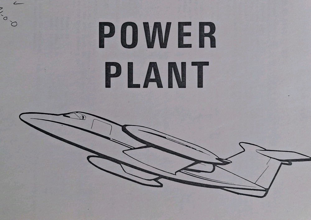 Pratt & Whitney Lear Jet Engine Training Manual JT8D Maintenance
