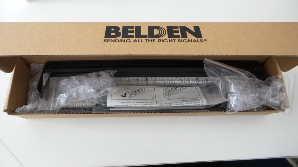 Belden Part # DC6PPF2U48BK Patch Panel CAT 6 UTP Preloaded