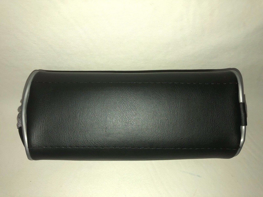 Quantika Black Gray Zipper Soft Shell Eyeglass Sunglass Essentials Case
