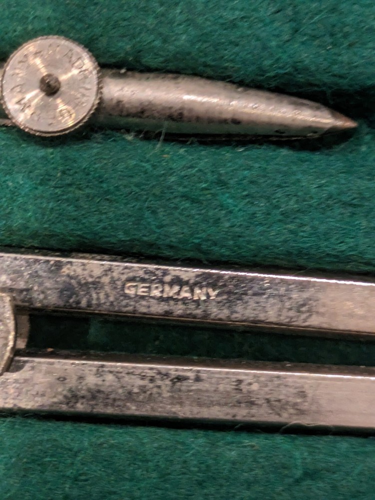 VINTAGE DRAFTING SET - GERMANY Made #1209 Complete