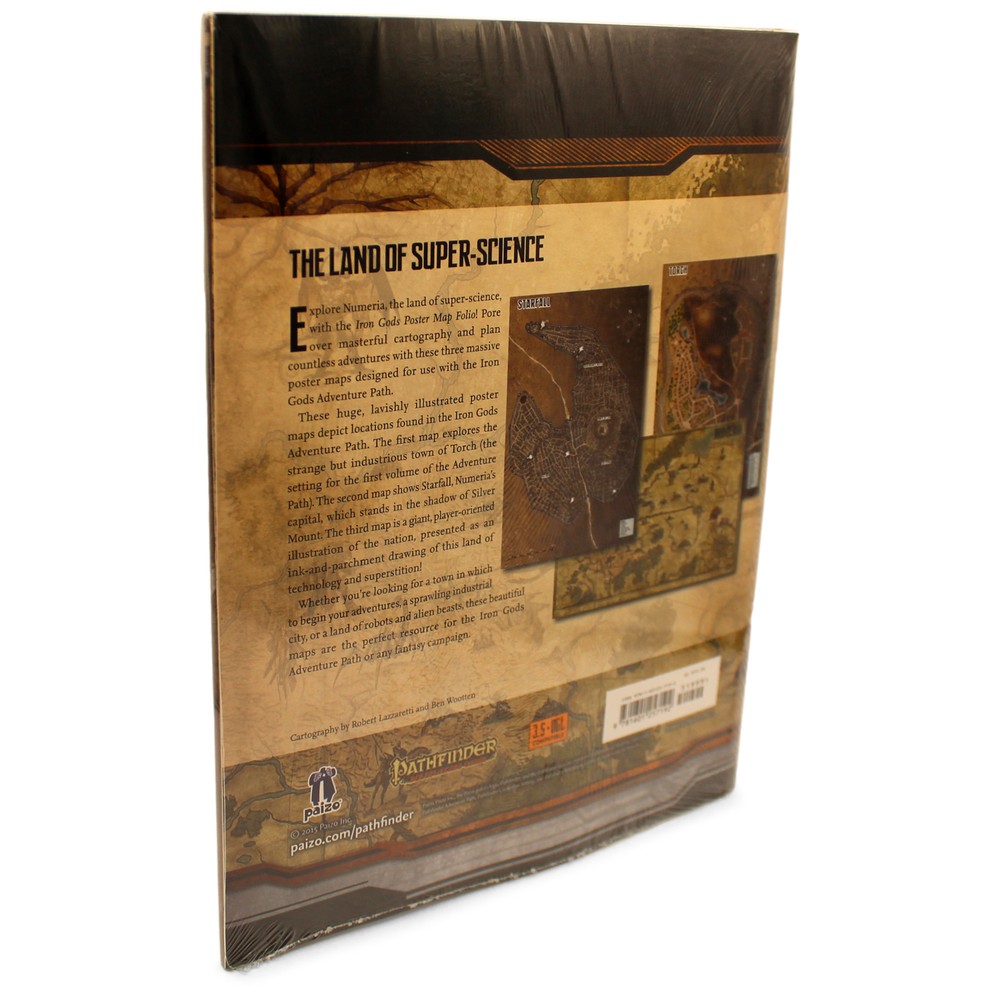 Pathfinder (RPG) Campaign Setting: Iron Gods Poster Map Folio