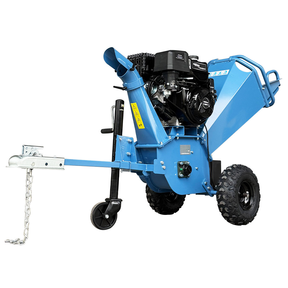 420cc 15hp Gas Powered E-start 5'' Wood Chipper With Towbar USA STOCK FREE SHIP