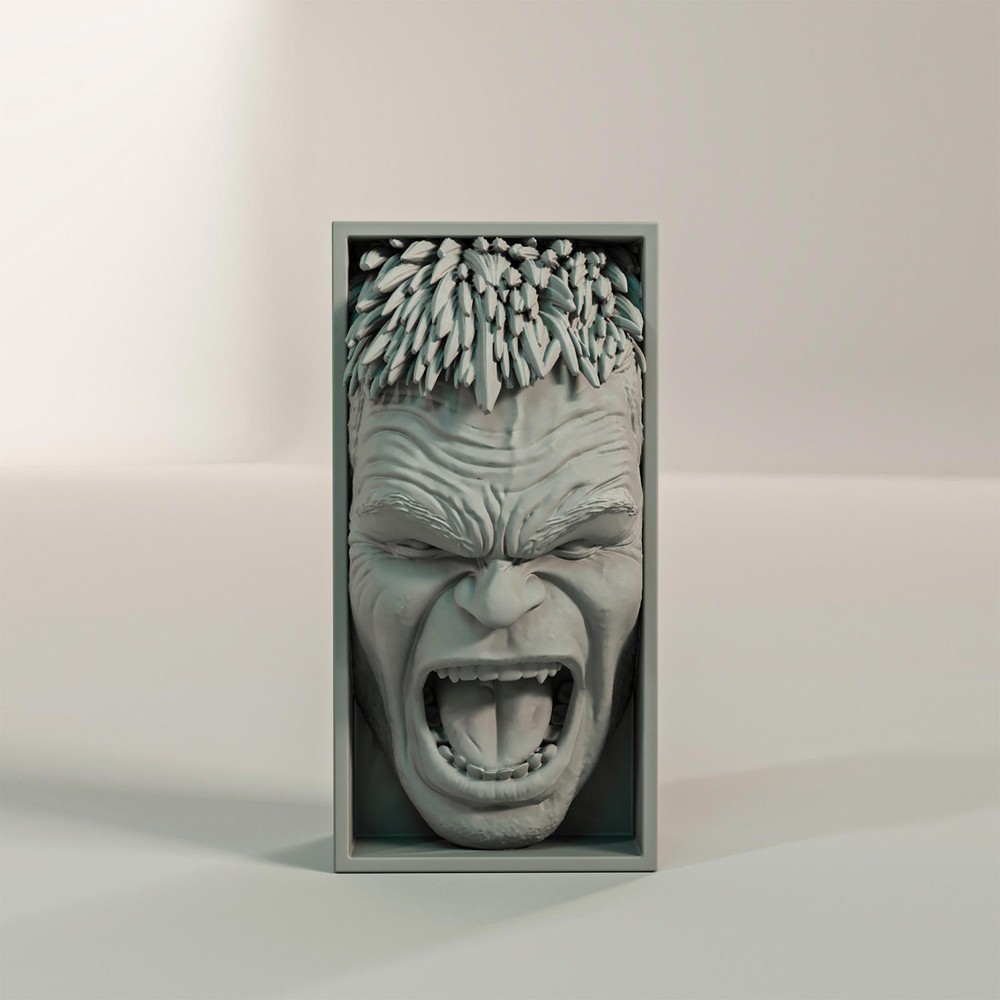 Hulk Book Nook & Wall Mount - Superhero Smash Rage Decor