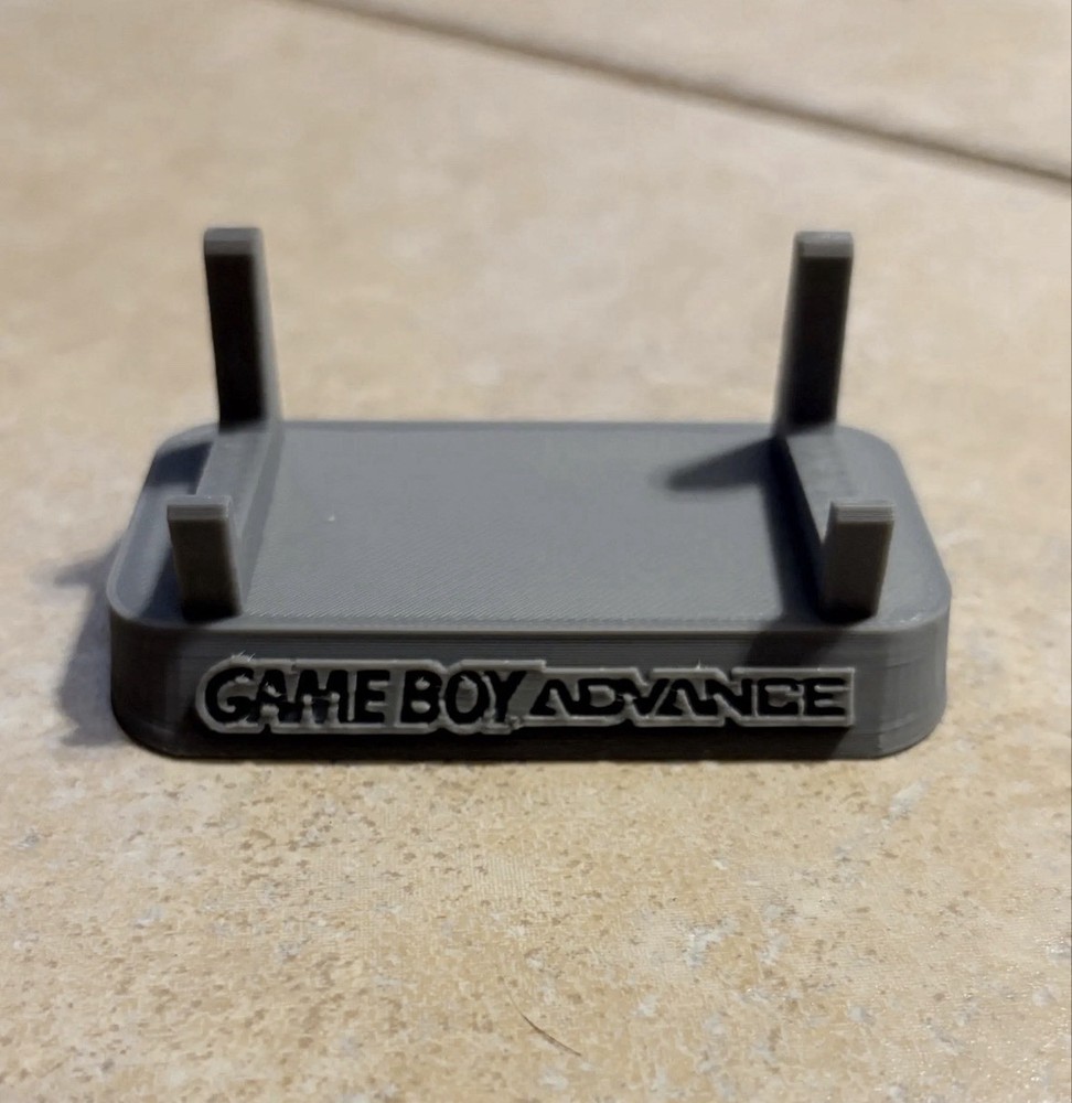 3D Printed GameBoy Advance Handheld Stand