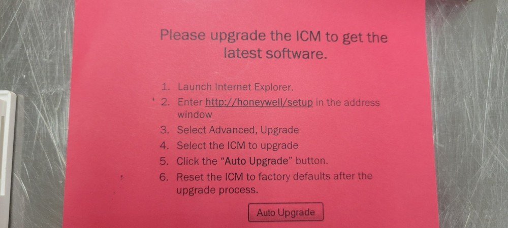 F - HONEYWELL VISTAICM INTERNET CONNECTION MODULE